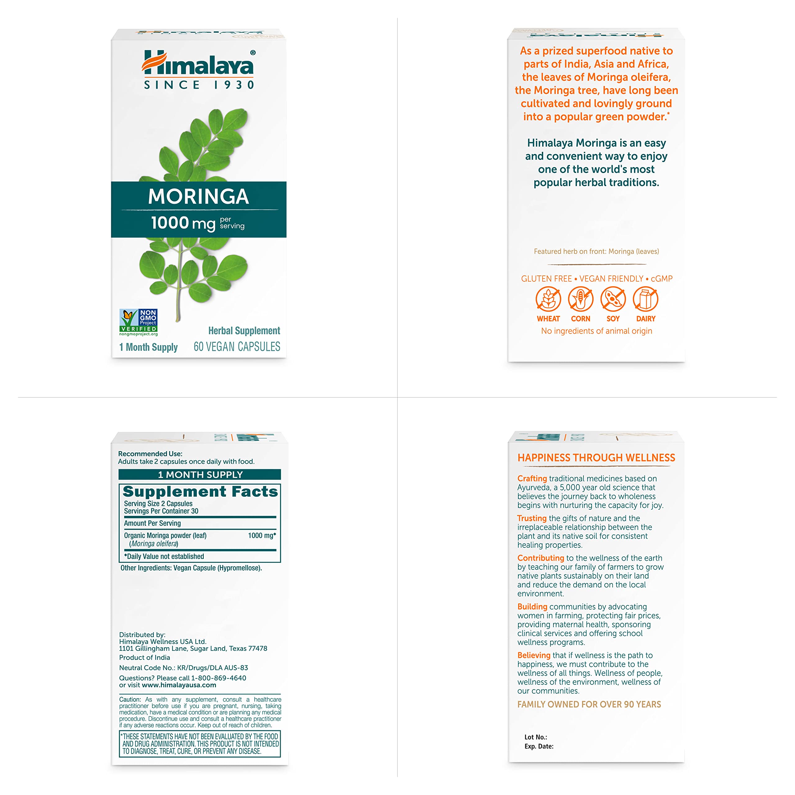 Himalaya Moringa daily-use scene with capsules for wellness