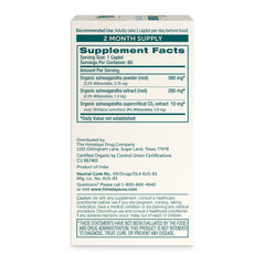 Himalaya Ashwagandha root powder close-up highlighting high-potency blend