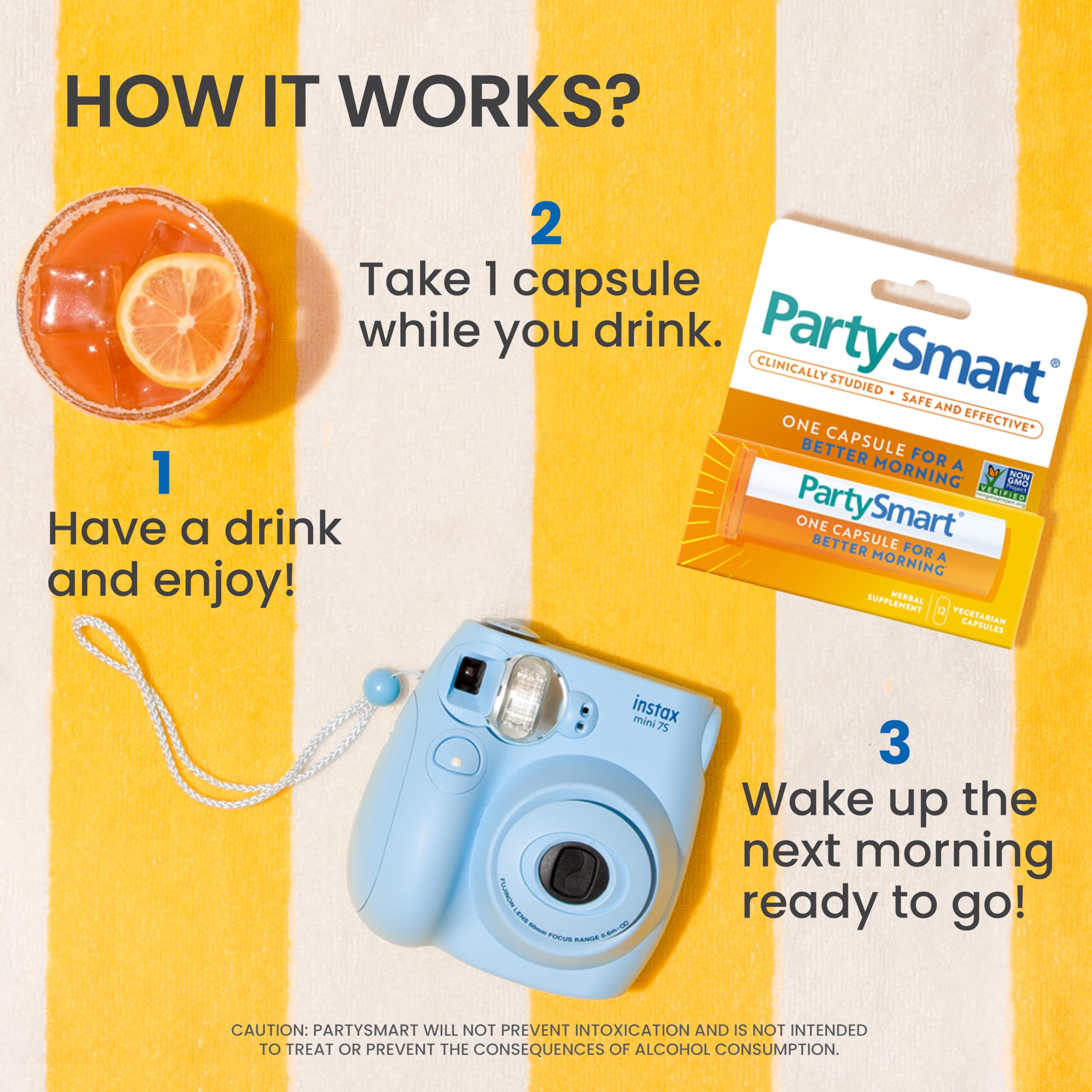 Himalaya PartySmart used during a night out for potential smoother morning after.
