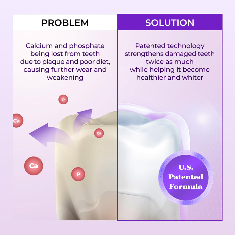 HIMALAYA PINKSALT Purple Whitening Toothpaste deep-stain removal targets coffee and tea marks.