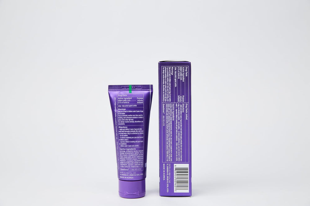 HIMALAYA PINKSALT Purple Whitening Toothpaste U.S. patented formula.