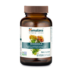 Himalaya Rhodiola Rosea capsules ready for daily energy support.