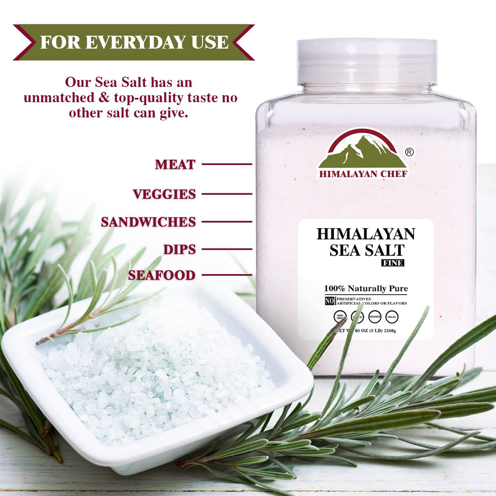 Himalayan Chef sea salt seasoning vegetables for vibrant flavor