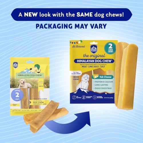 Himalayan Dog Chew original yak cheese stick ready-to-serve snack for medium dogs