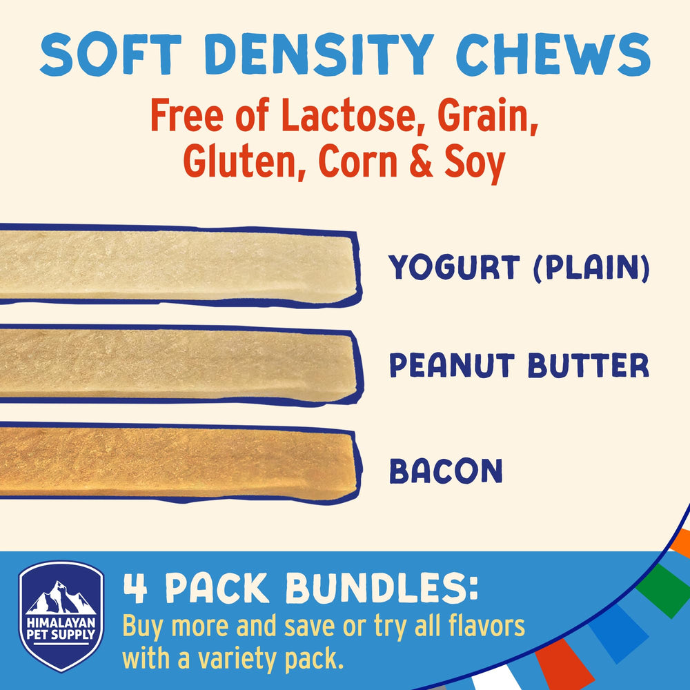 Himalayan Dog Chew Yogurt Sticks during treat time rewarding good behavior