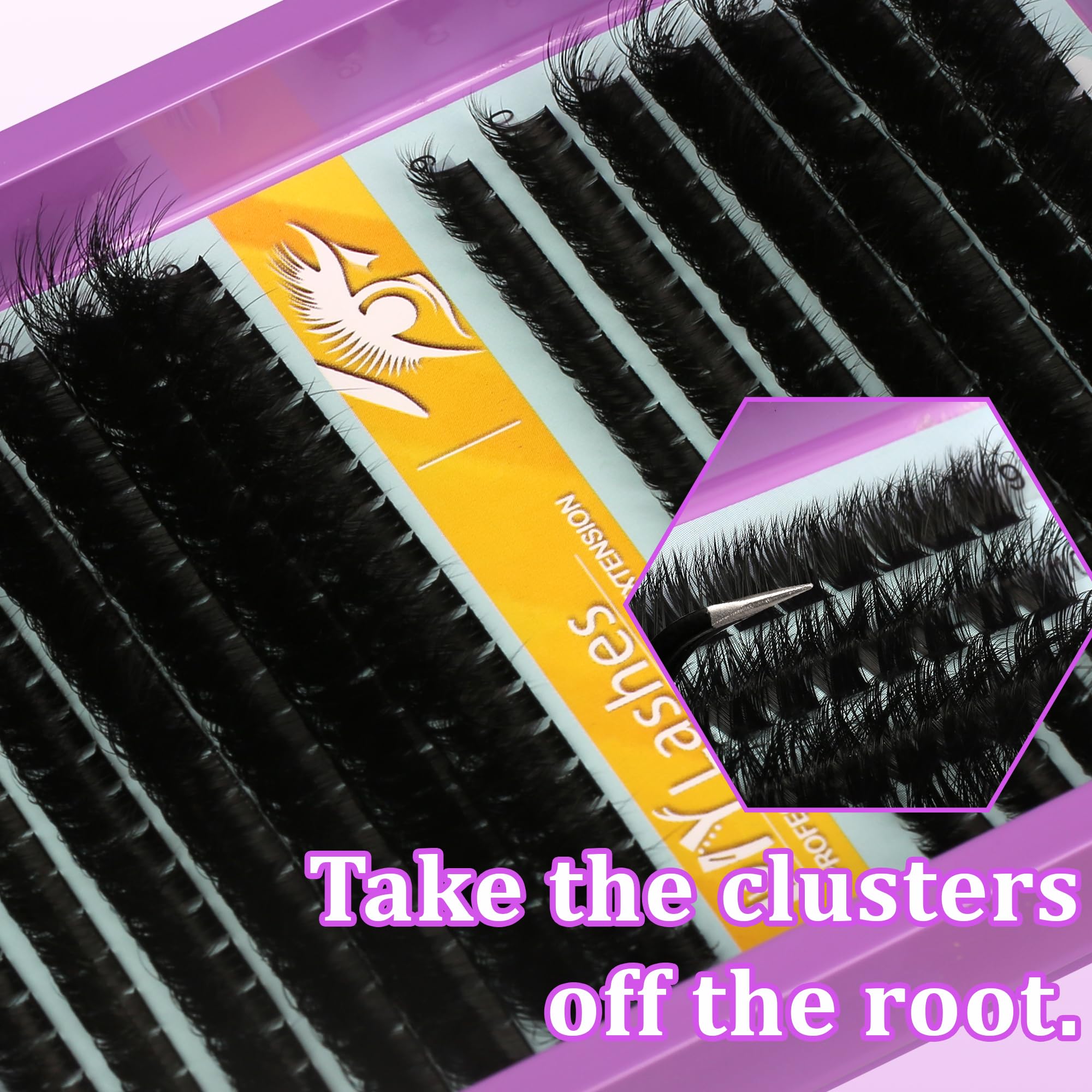 Himirell hypoallergenic ultra-soft lashes minimize irritation during daily wear.