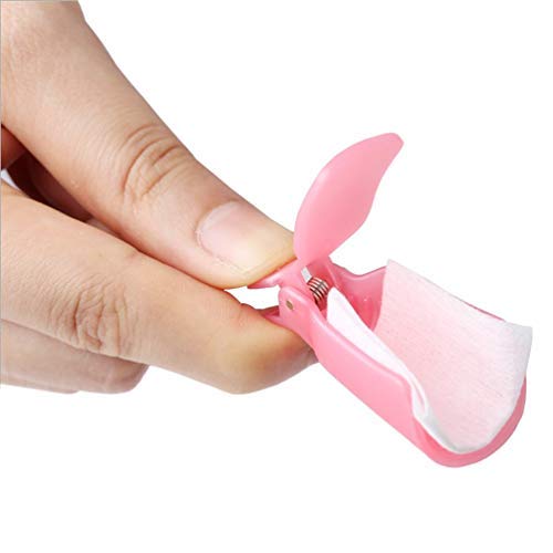HiMo compact slim-profile cap clips in pink save space for home or pro use