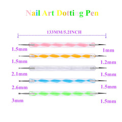 HiMo dual-ended dotting pen with two ball sizes for versatility.