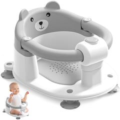 Himold baby bath seat with soft cushion for comfortable bath time