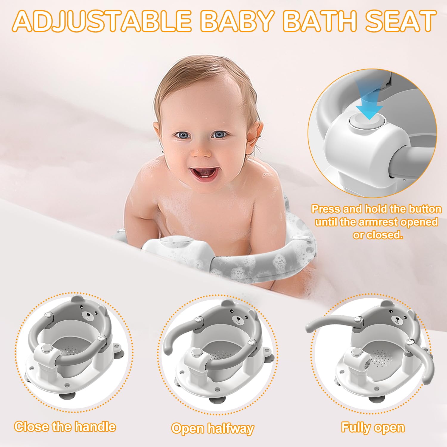 Himold bear-shaped design adds playful charm to bath time