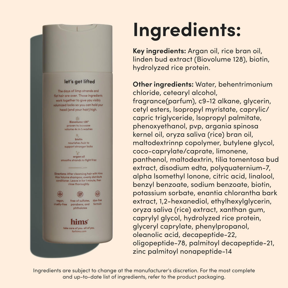 Two-pack box of Hims Max Volume Conditioner ready for gifting