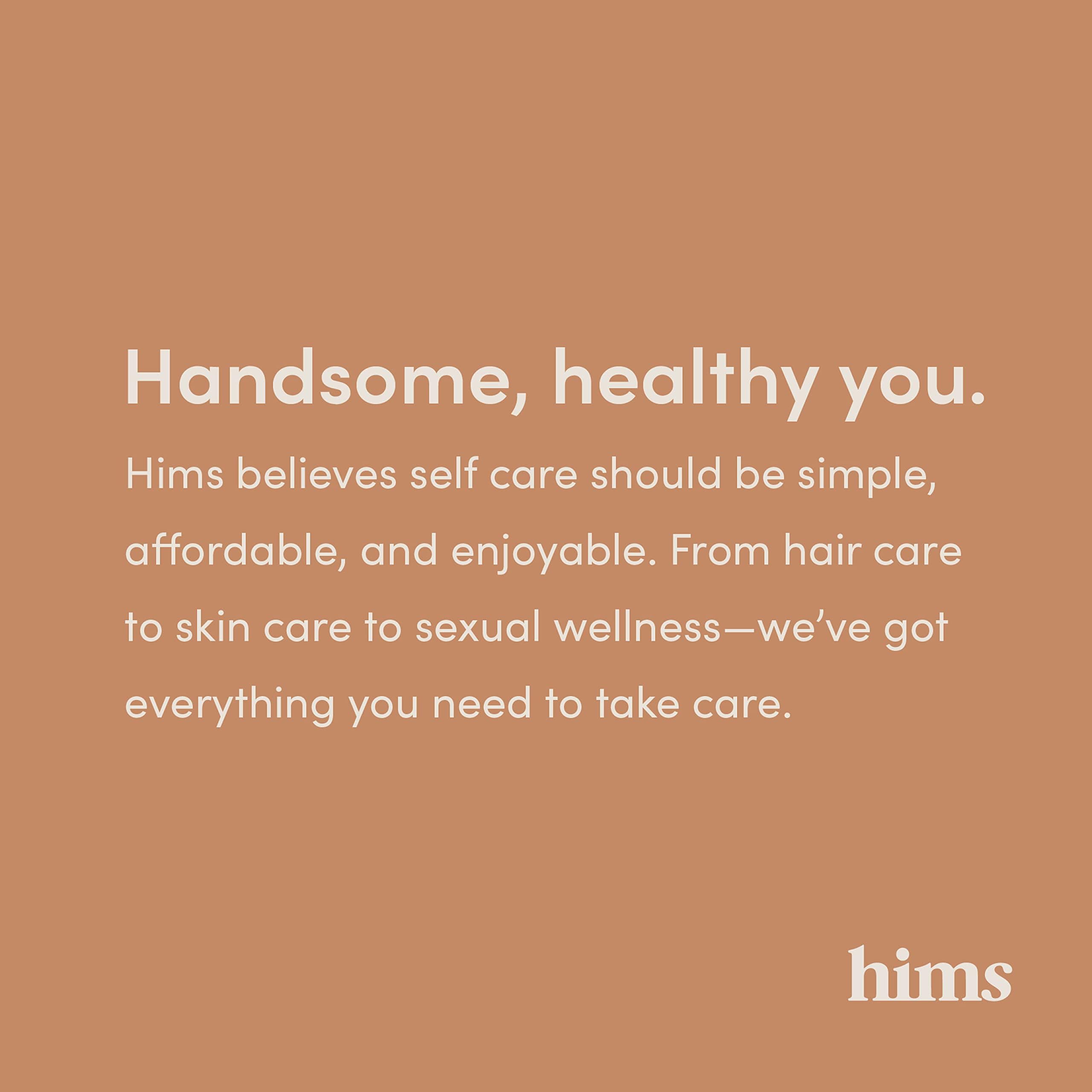 Hims Saw Palmetto Minoxidil foam closeup visual.