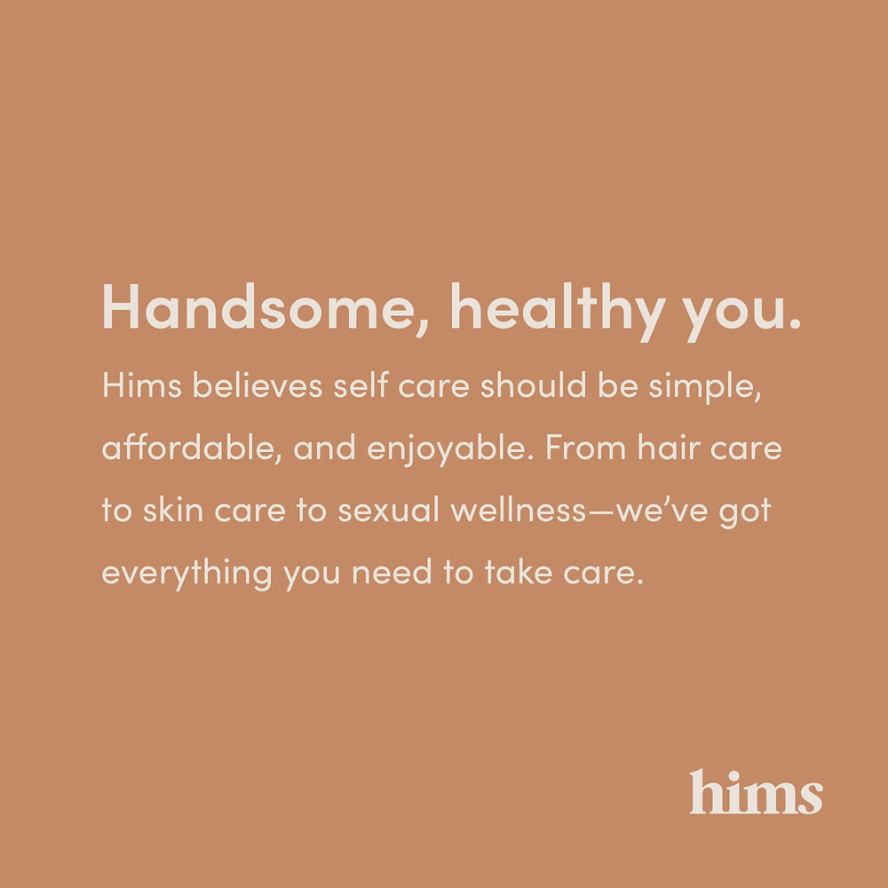Hims Saw Palmetto Minoxidil foam closeup visual.