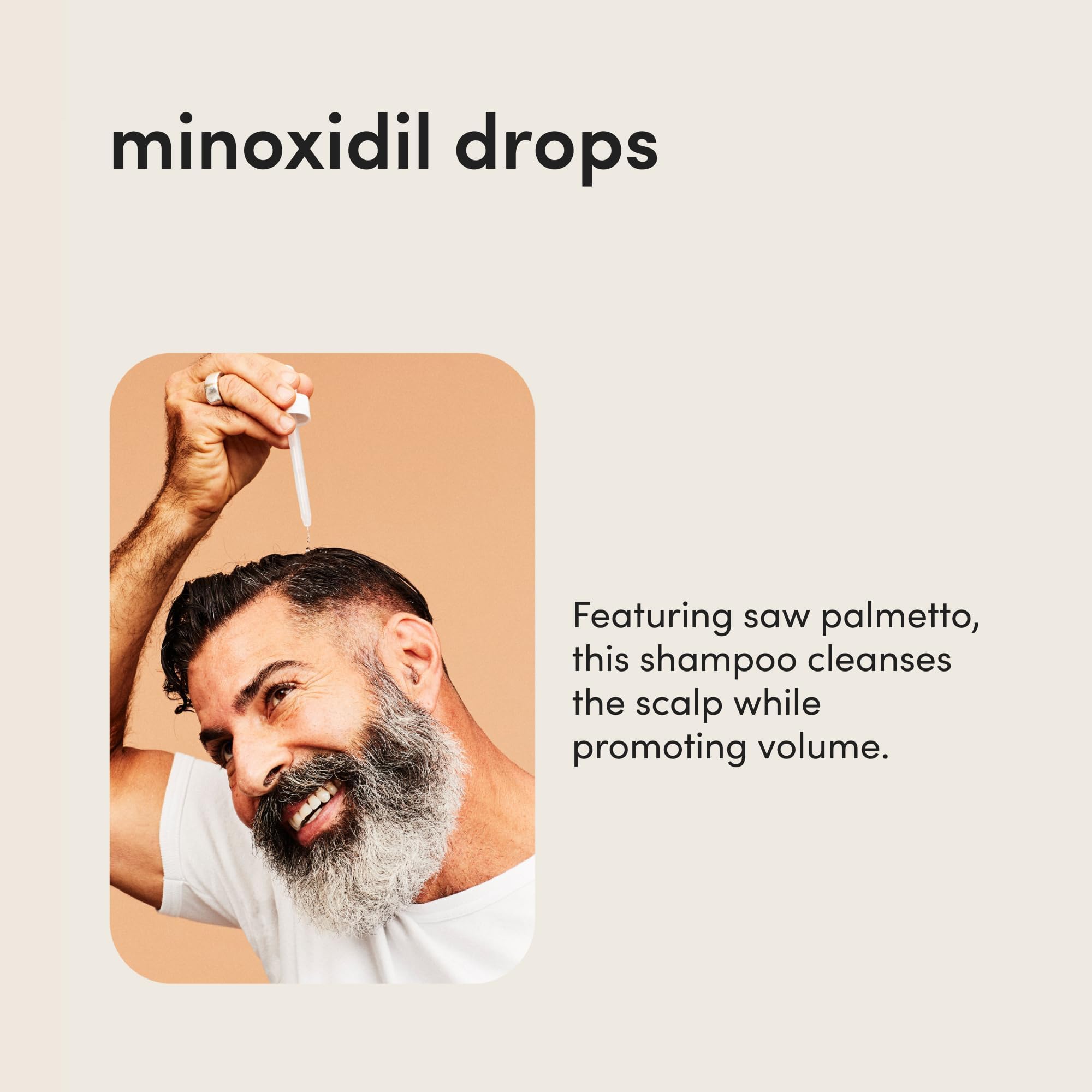 HIMS Paraben- and sulfate-free formula label on product