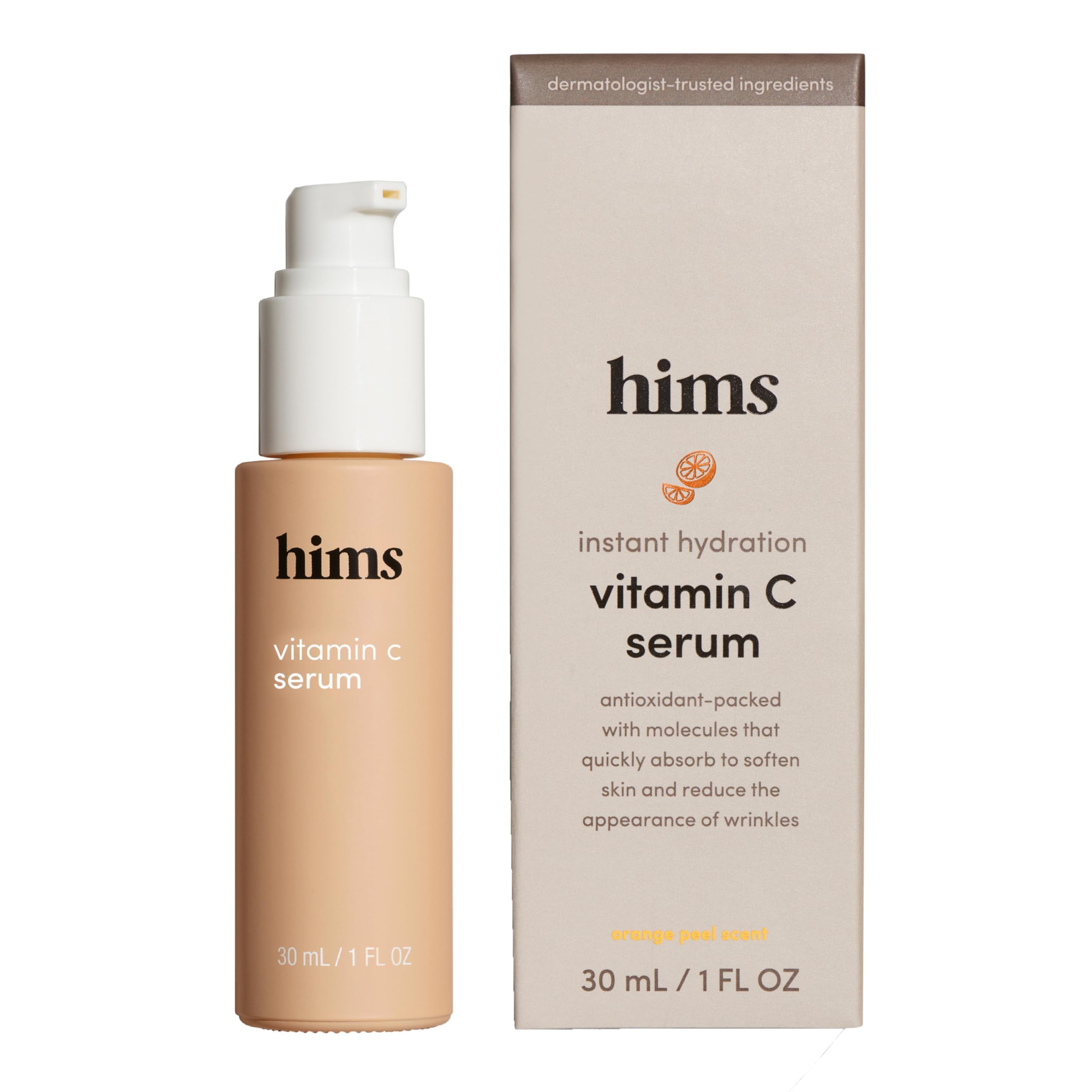 hims Vitamin C Serum dropper enabling precise 2–3 drop application
