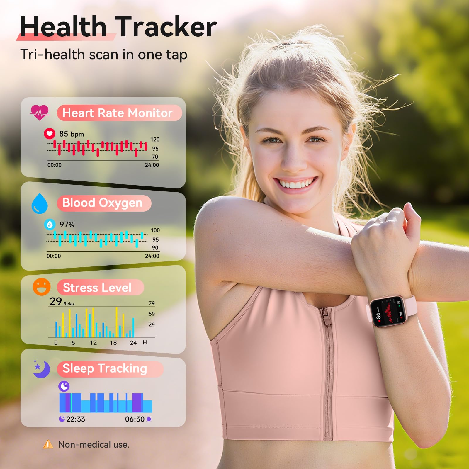 Hingso watch display showing notifications and alerts