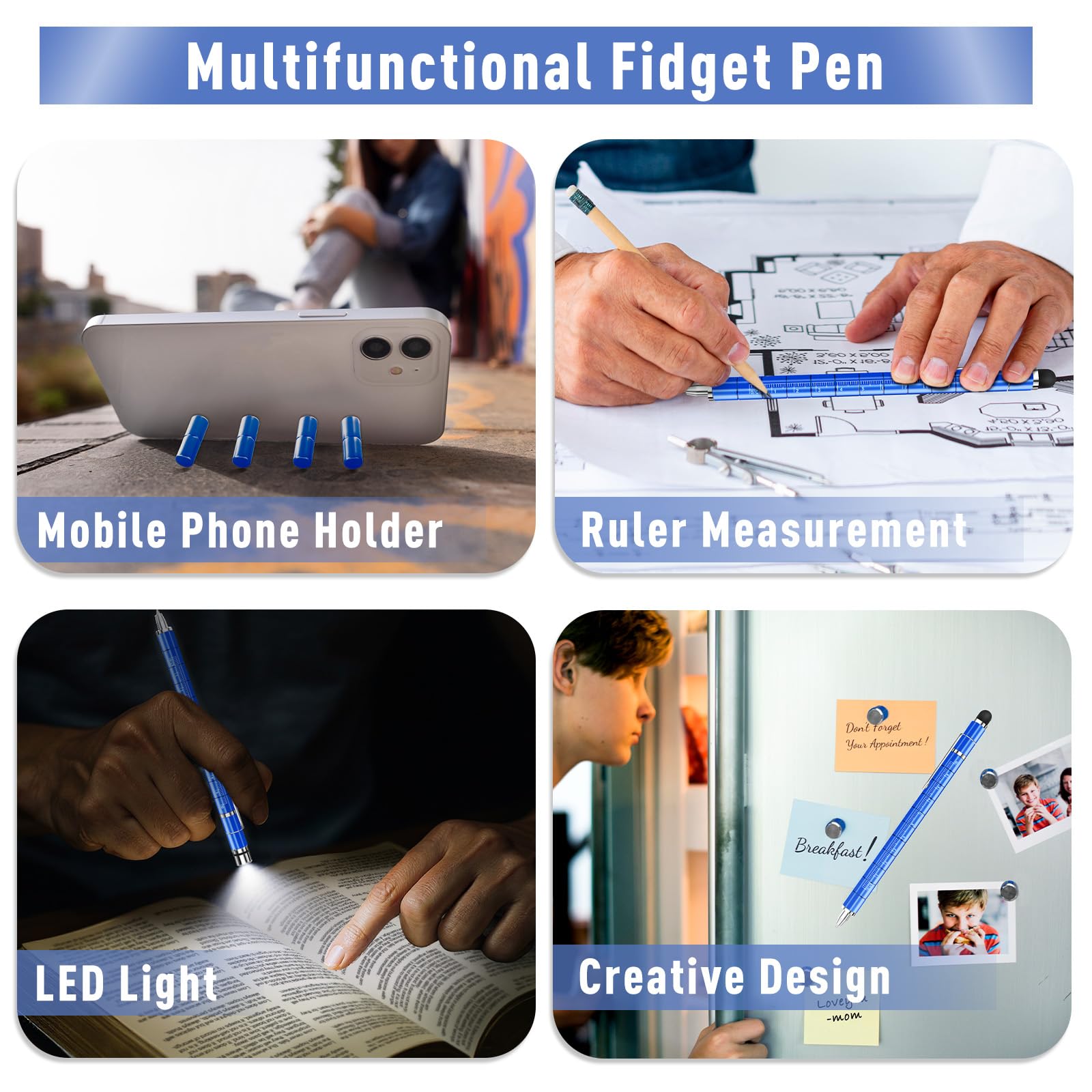 Hinshark fidget pen touchscreen tip enables quick note taking