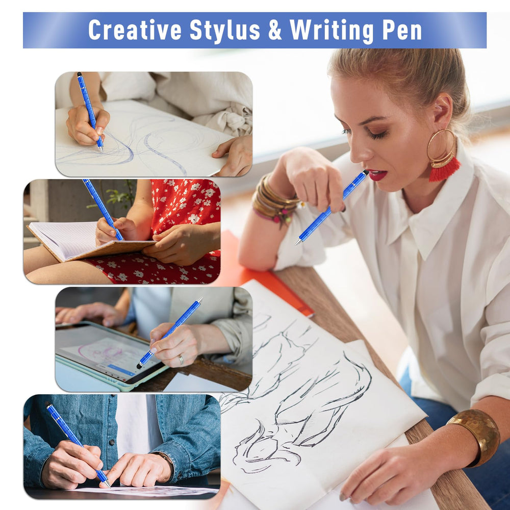 Hinshark multifunction fidget pen with touchscreen tip and LED light