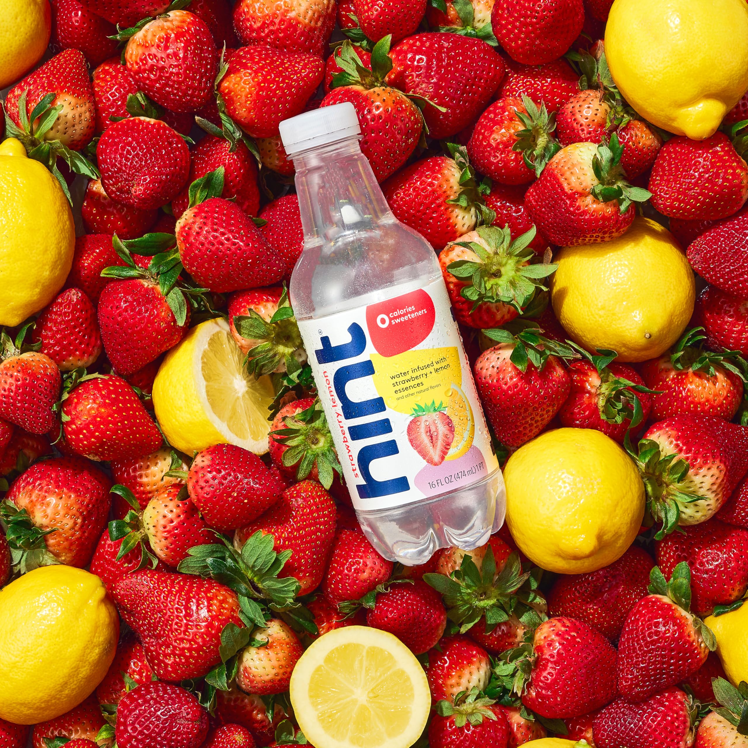 Hint glass-tasting reveals crisp still water with fruity notes.