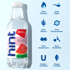 Hint Watermelon pour demonstrates crisp, zero-sugar flavor to enjoy anytime.