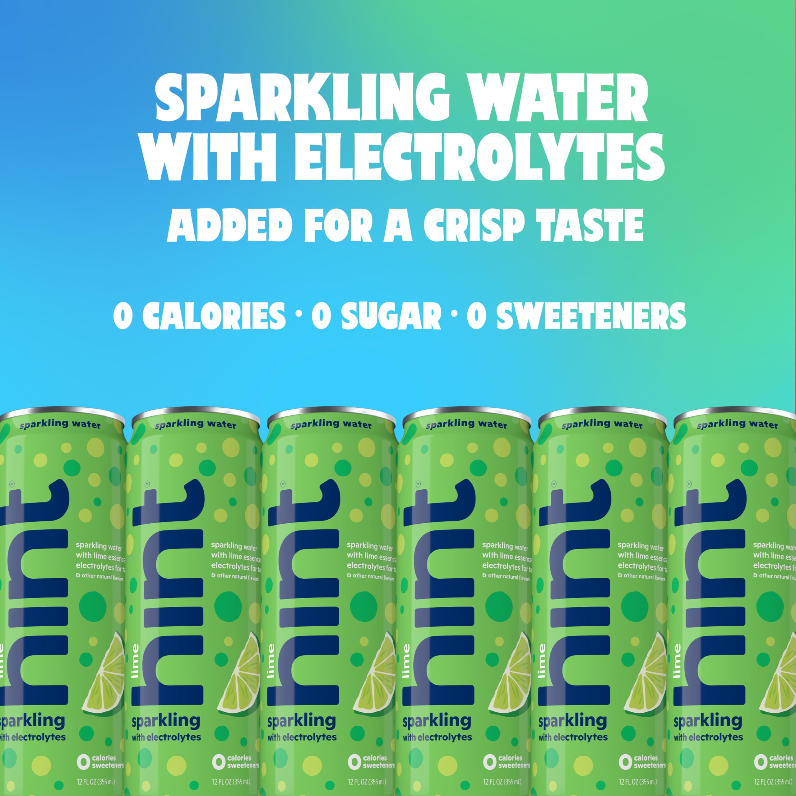 Hint Sparkling Lime pour suggests quick hydration during workouts or errands.