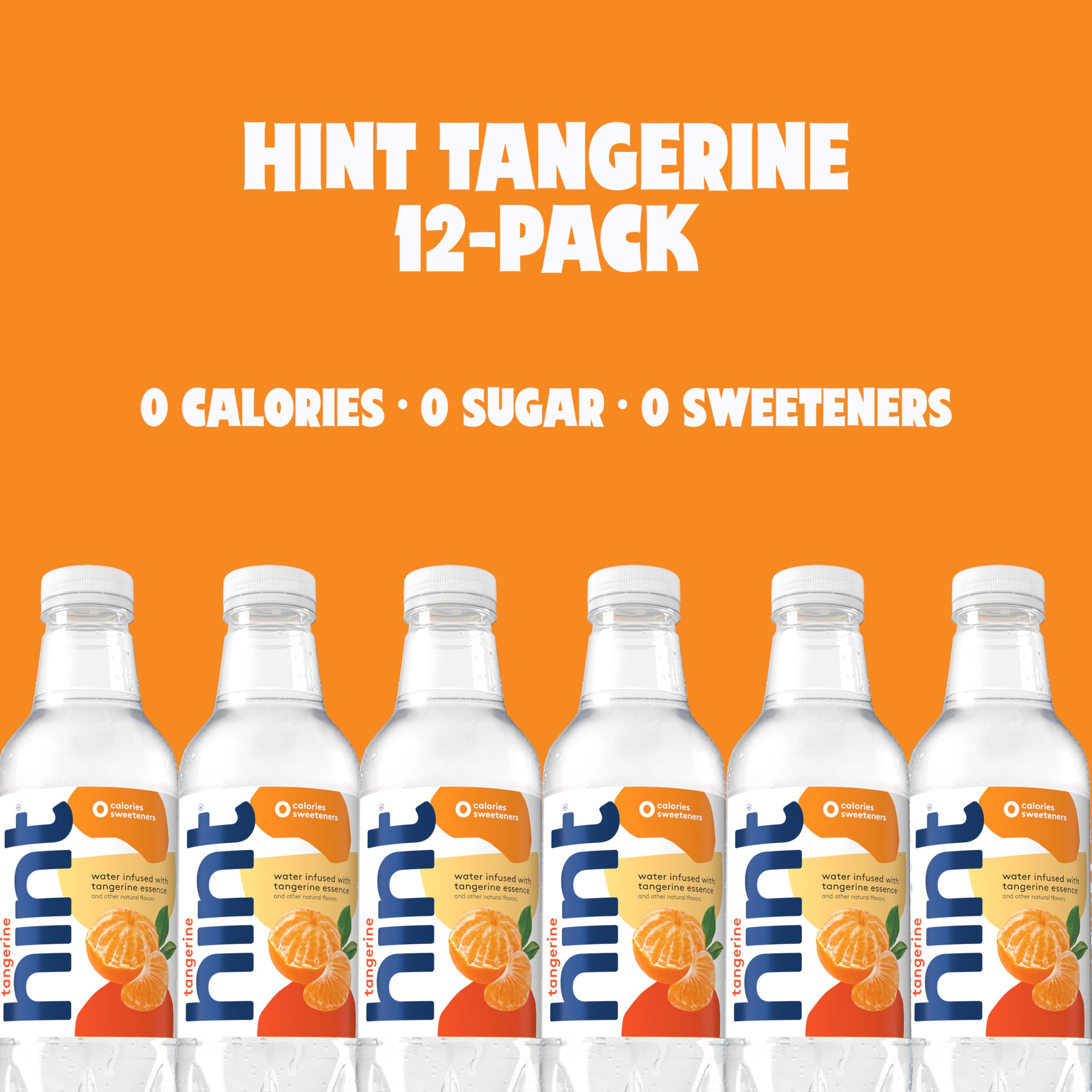 Hint tangerine bottle on desk prompts easy hydration