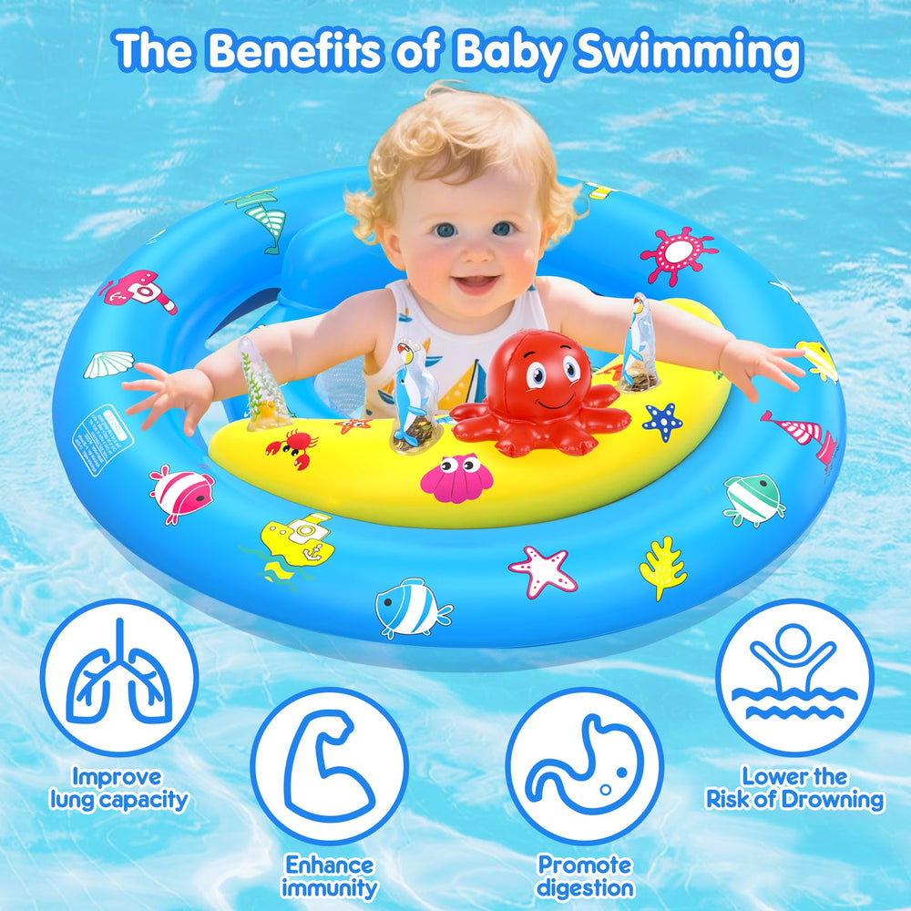 HINZER float features sparkly dolphin for engaging aquatic play