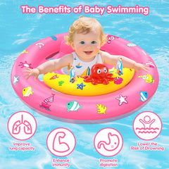 Hinzer baby pool float toy dolphin sparkly during water play and exploration