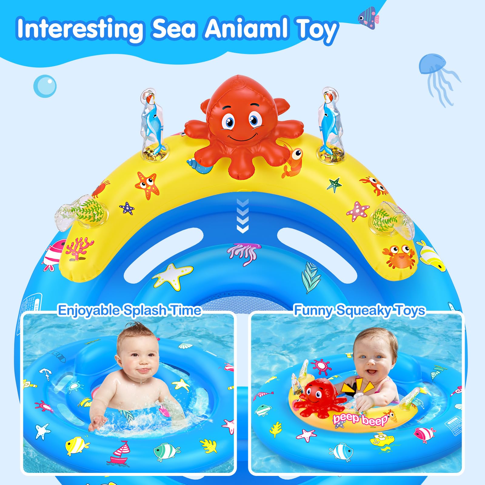 HINZER dual air chamber design keeps infant stable