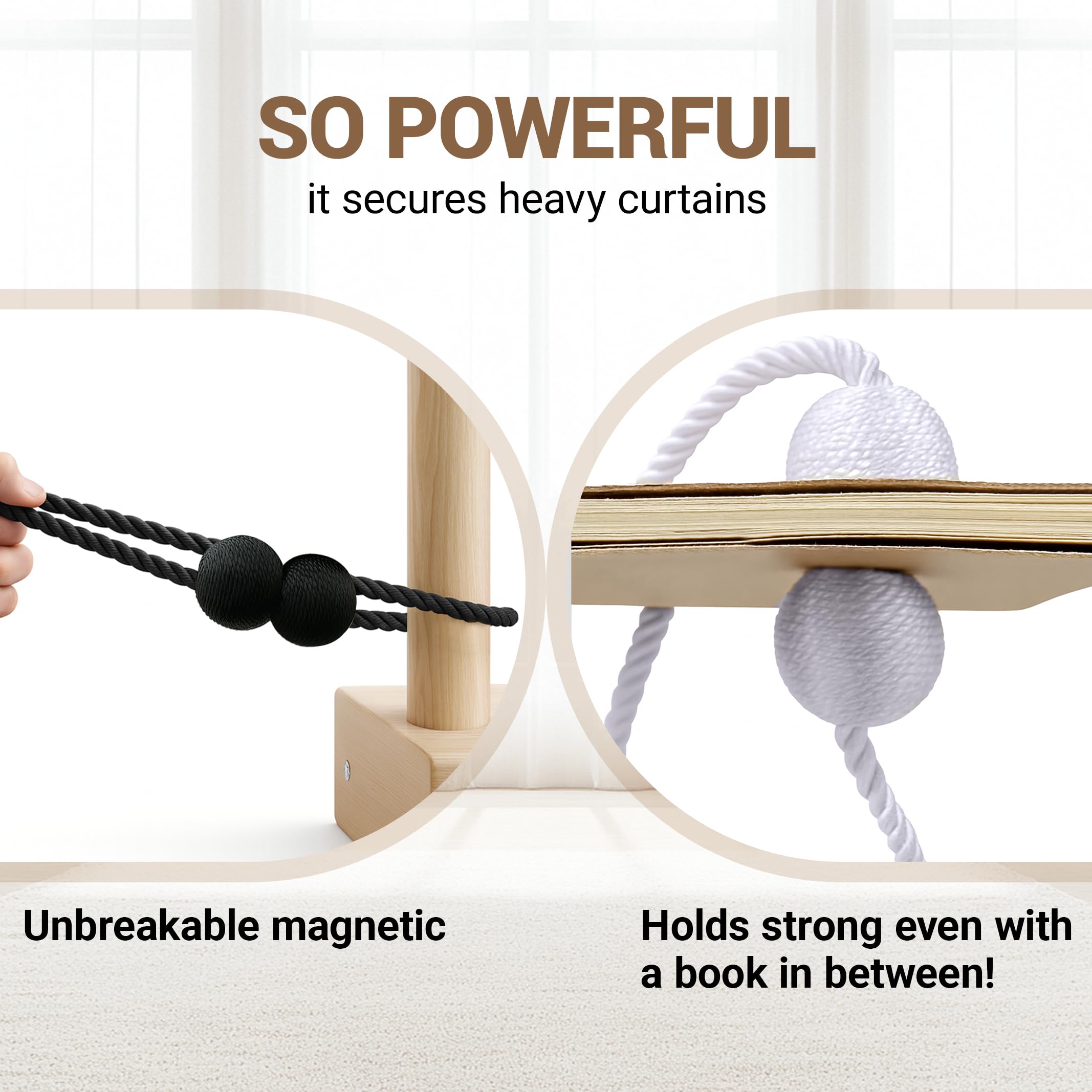 Elegant European-style design complements diverse curtain styles