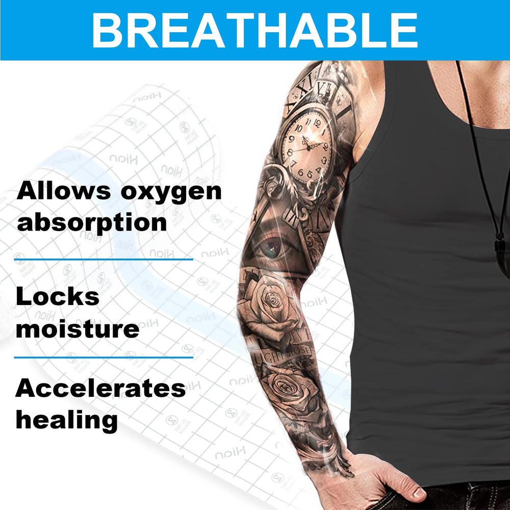 Hion second-skin adhesive bandage contours to skin for easy wear.