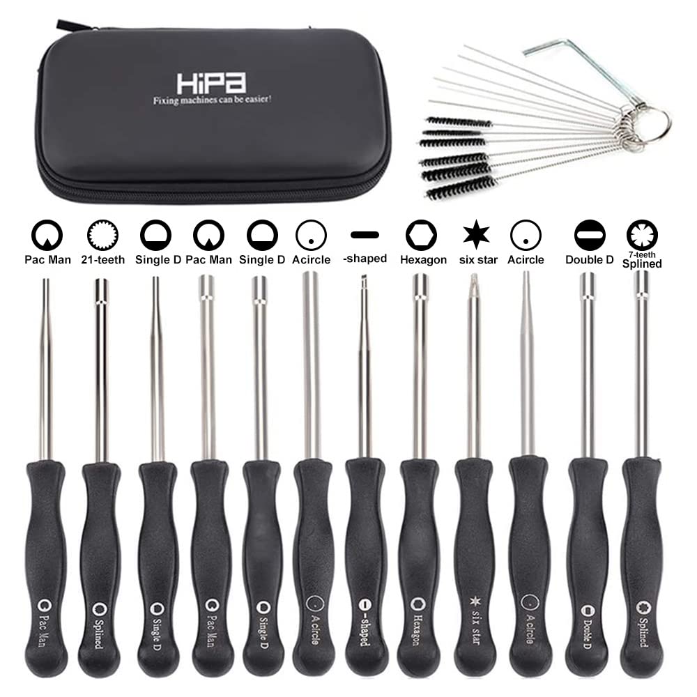 Hipa carburetor adjustment tool set, essential for precise tuning on 2-stroke engines.