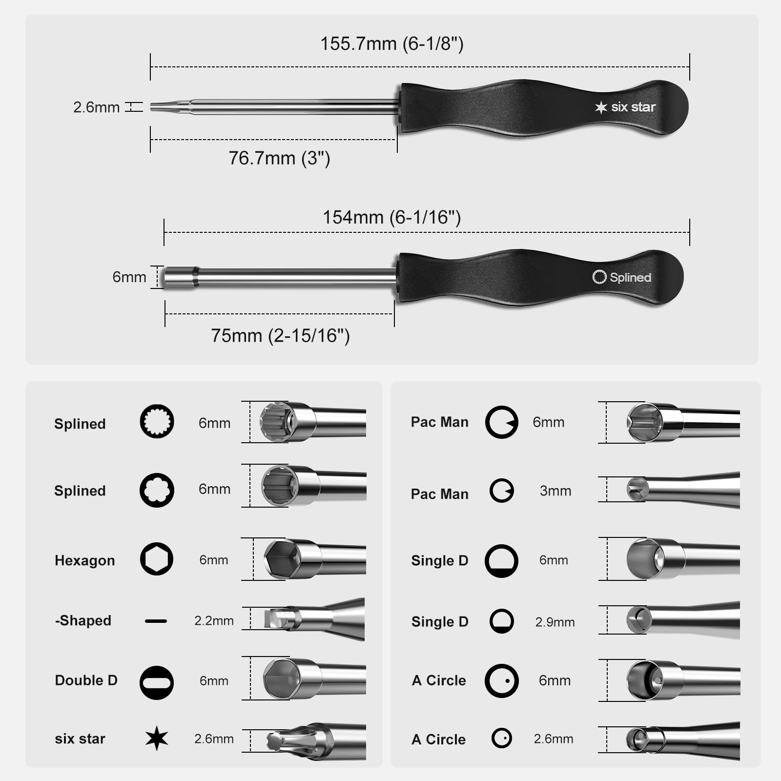 Hipa premium heat-treated screwdriver resists bending for dependable long-term use.