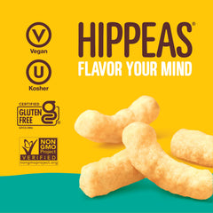Hippeas on-the-go pack emphasizes convenient, protein-rich snacking.