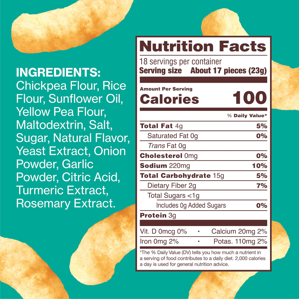HIPPEAS White Cheddar Crunch close-up highlights savory flavor and light texture