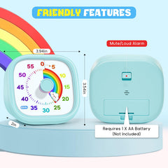 HIPPIH classroom timer blue compact fits on a classroom desk