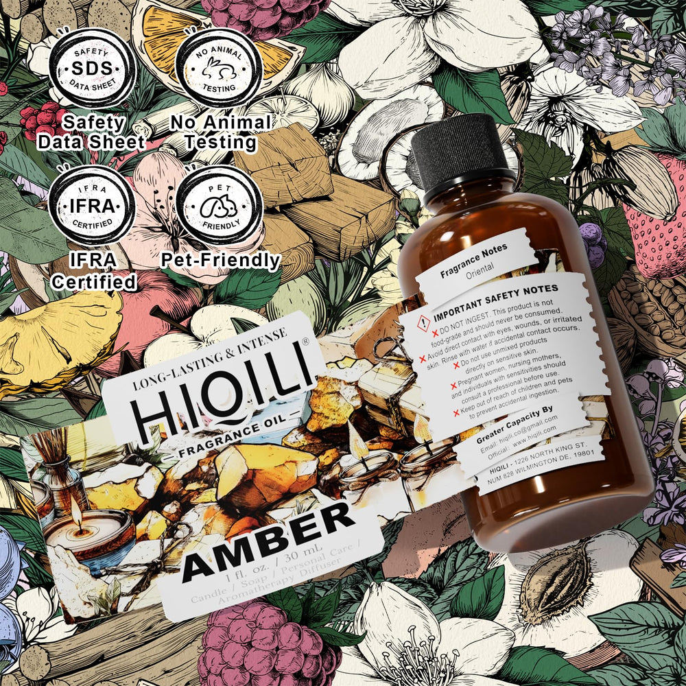 HIQILI Amber Fragrance Oil creates hotel-like ambiance in a diffuser.