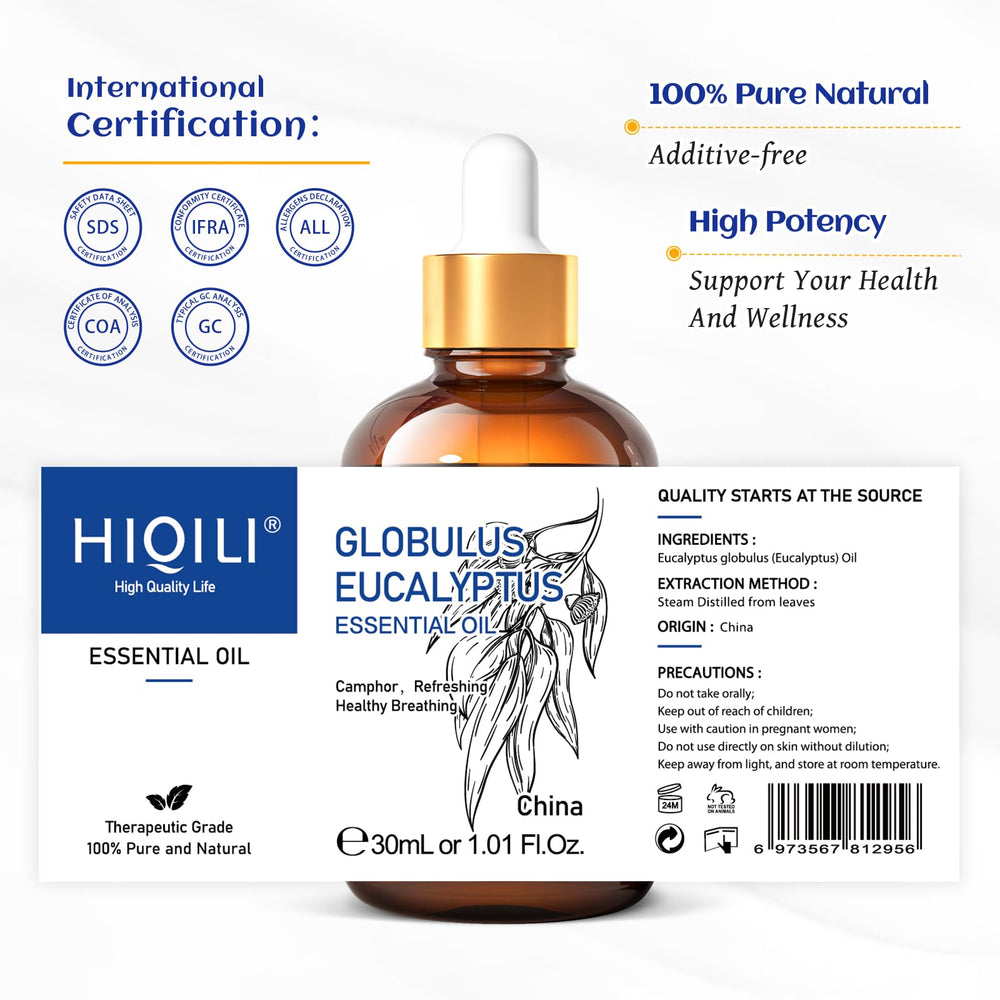 HIQILI packaging with usage notes and safety guidance.