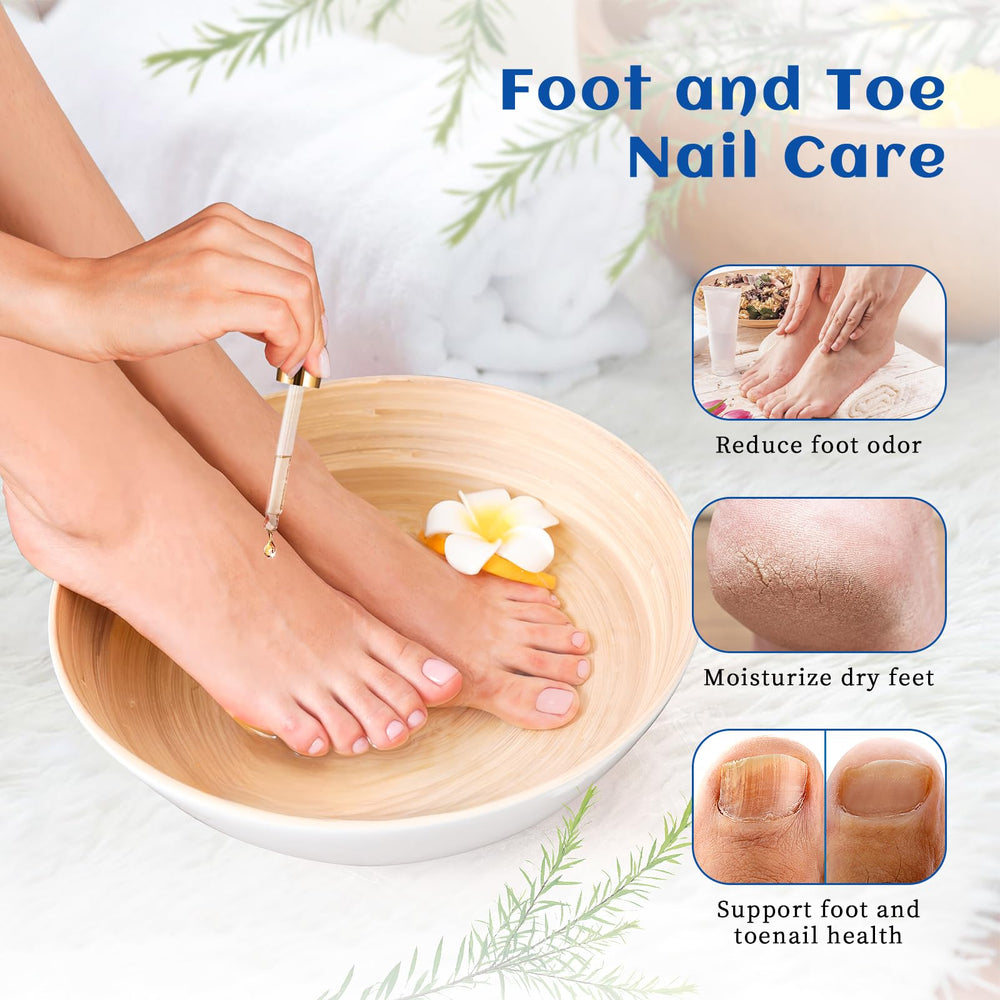 HIQILI Tea Tree Oil for nails and feet demonstrates moisturizing and conditioning benefits.