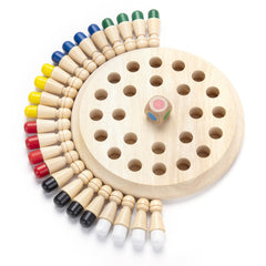Hirger wooden memory chess board for family bonding and memory-friendly play.