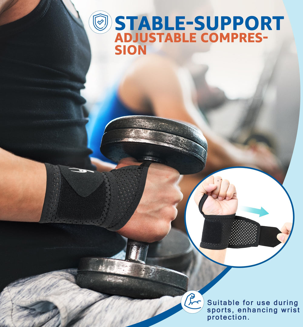 HiRui breathable mesh wrist brace designed for comfortable workouts