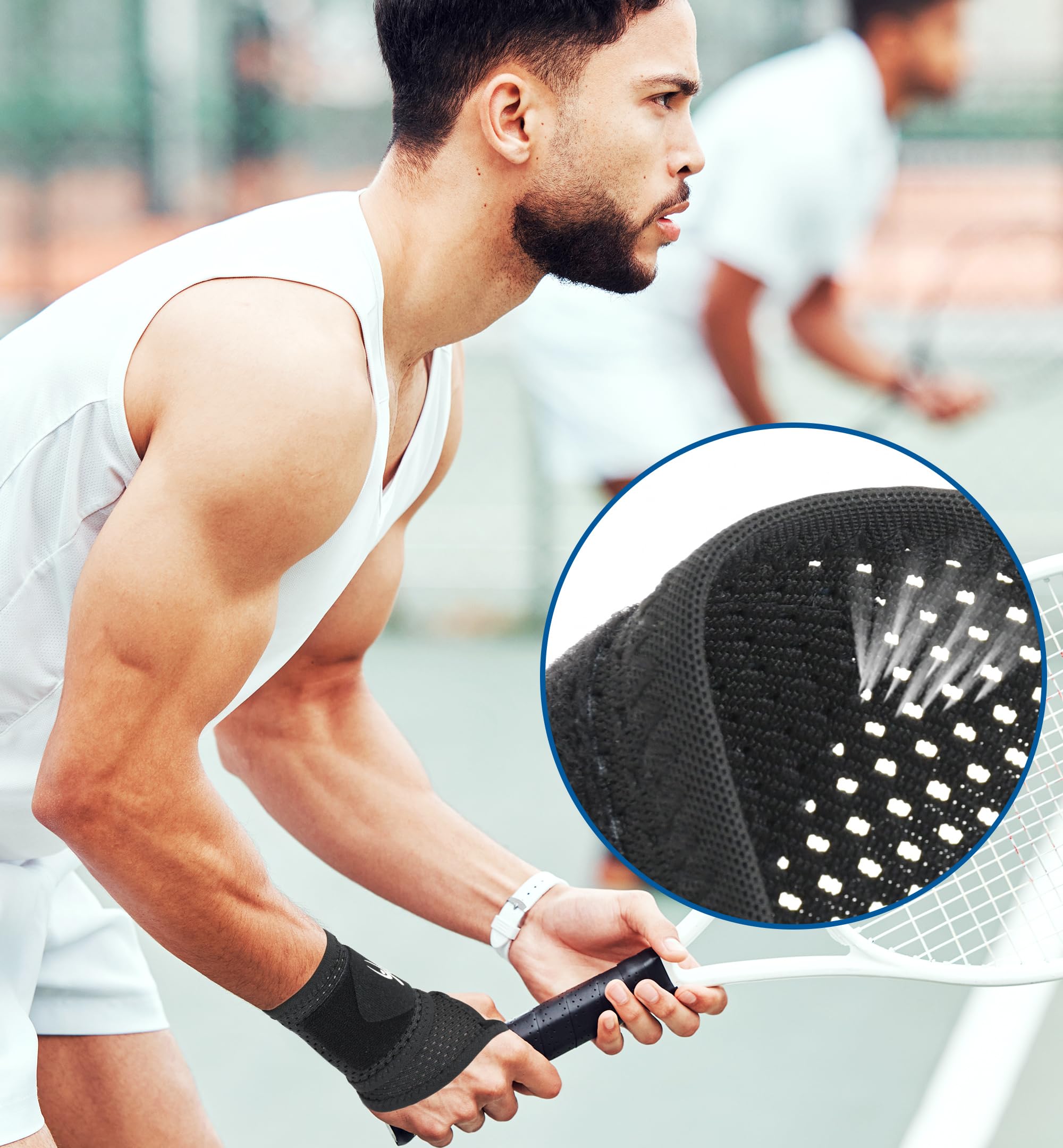 HiRui lightweight flexible wrist brace for full range of motion