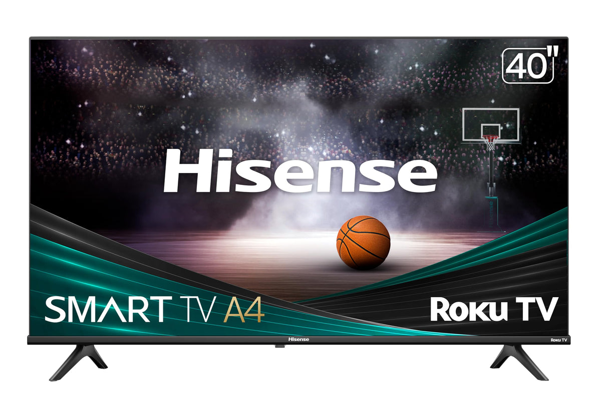 Hisense 40A4NR front view highlight slim design for streaming