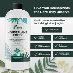 HiThrive 2x concentrated plant food being measured for precise dilution.