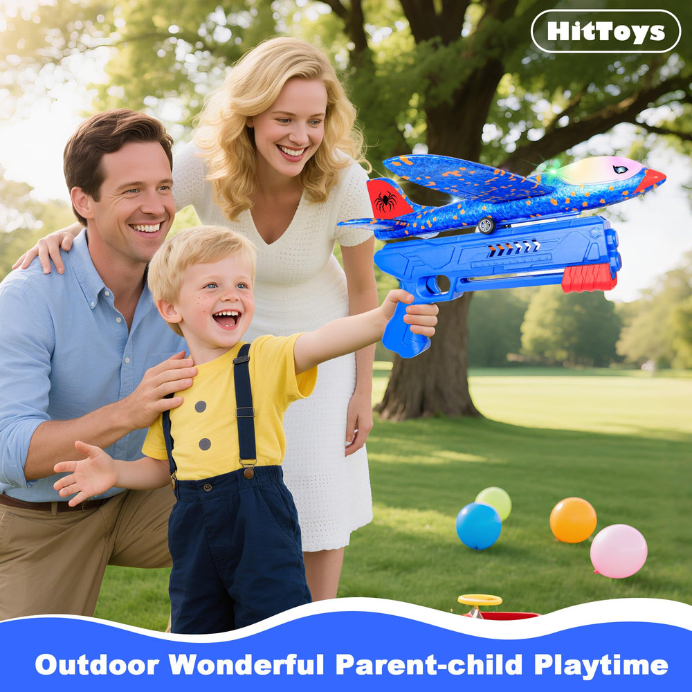 HitToys Easy-assembly design ensures quick setup and secure wing attachment.