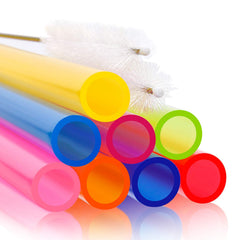 HIWARE 10-5inch boba straw long enough for pearls and smoothies