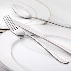 Hiware 18-8 stainless steel forks image, durable cutlery for longtime use.