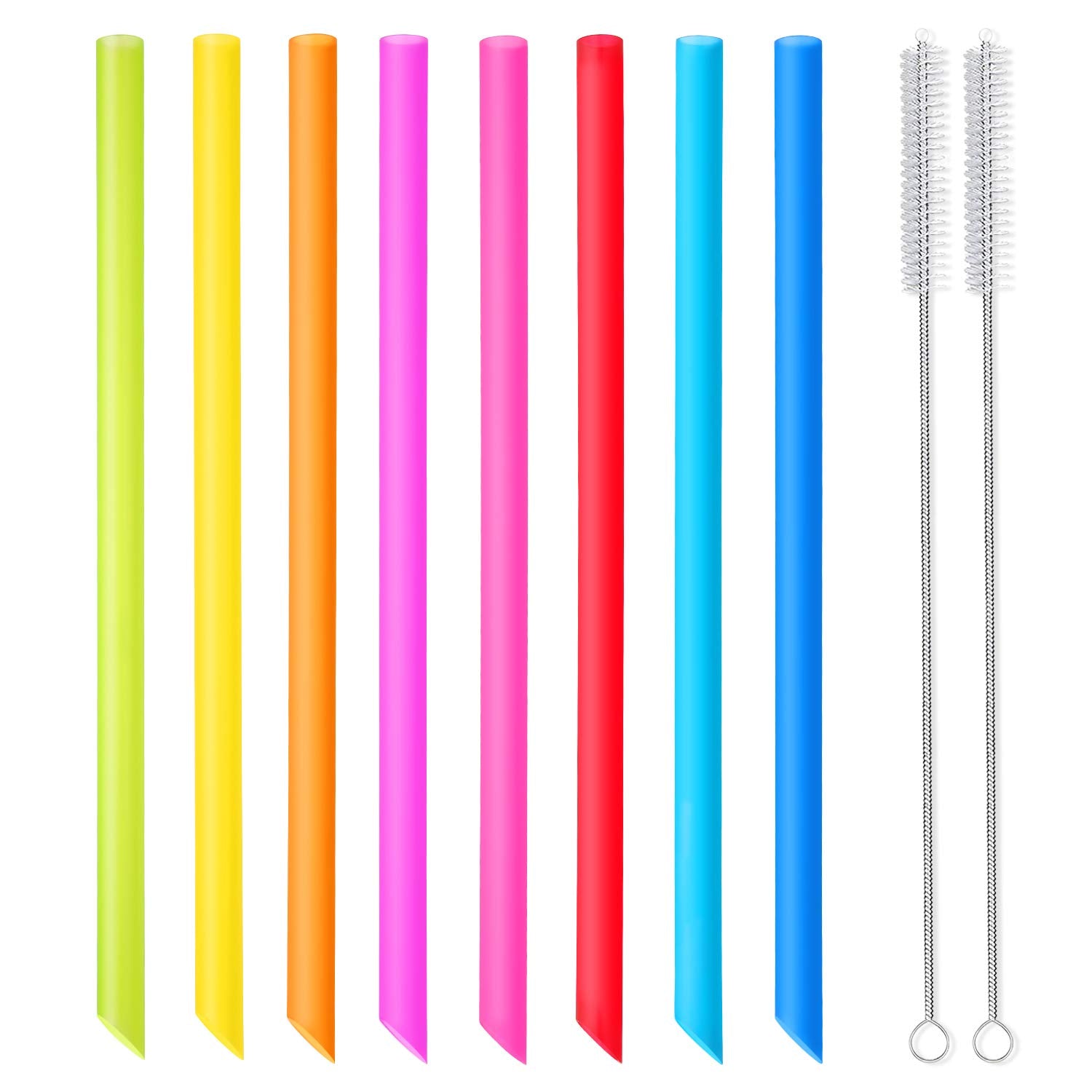 HIWARE BPA-free plastic straws designed for daily hot and cold beverages