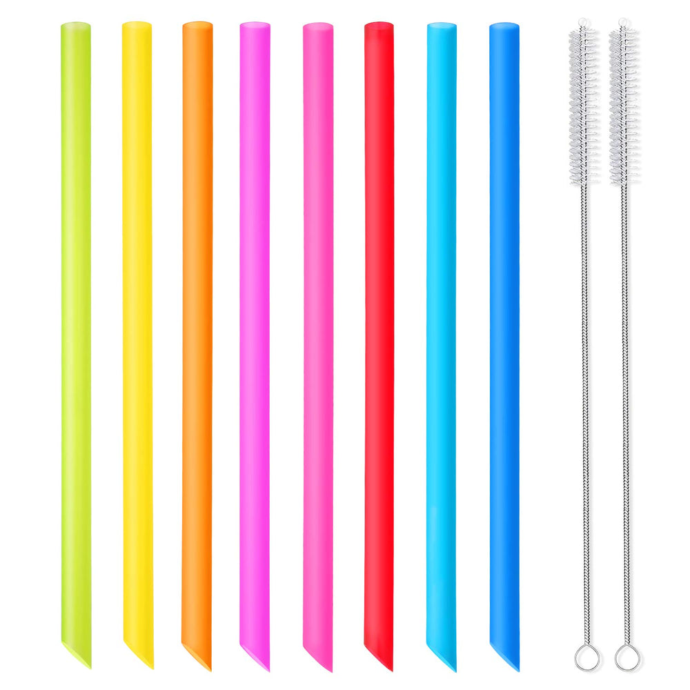 HIWARE BPA-free plastic straws designed for daily hot and cold beverages