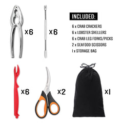 Hiware lobster shellers handles for clean shell removal